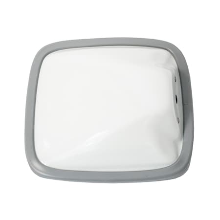 Velvac Wide Angle Flat 6.5 X6 White Plastic 704176-5